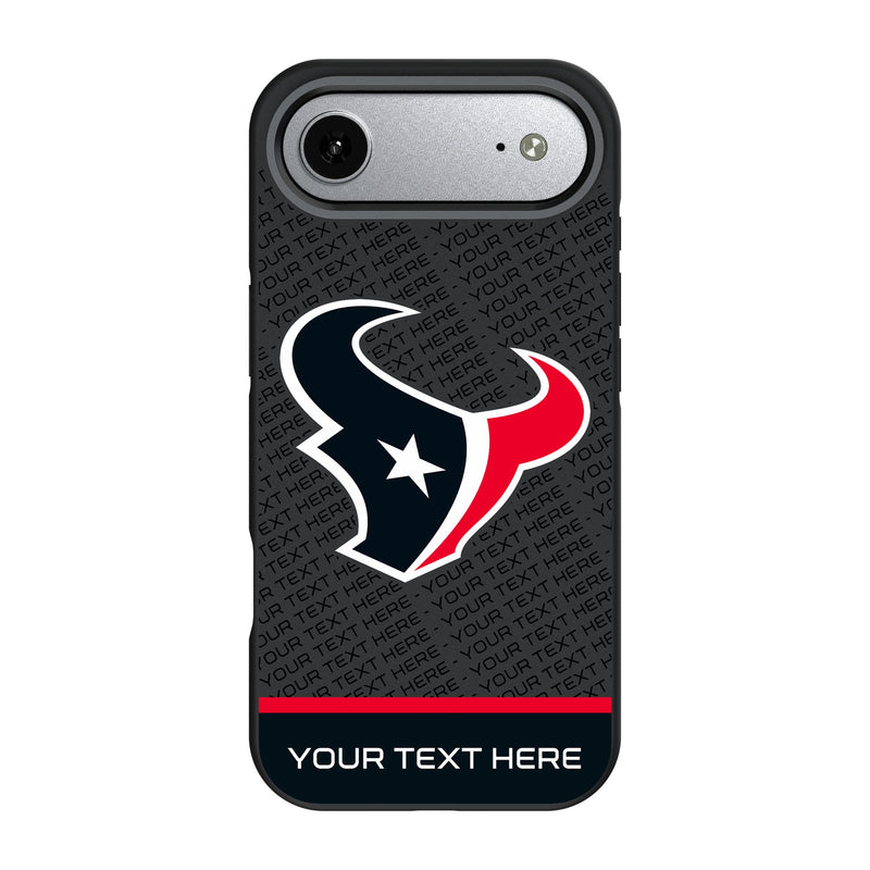 Houston Texans Personalized EndZone Plus iPhone Bump Phone Case for Apple iPhone