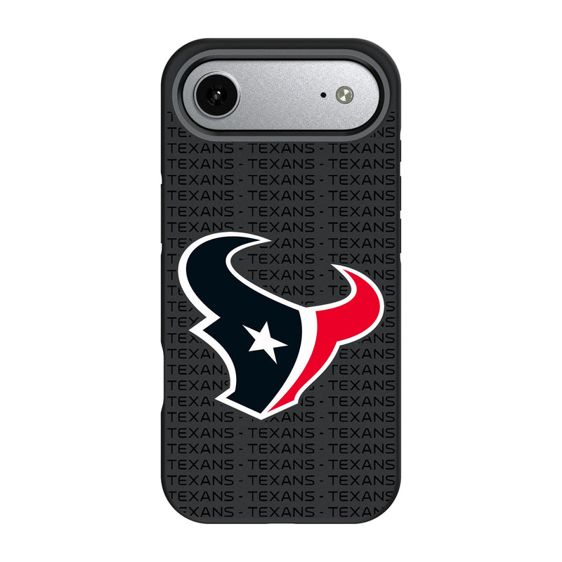 Houston Texans Text Backdrop iPhone Bump Phone Case for Apple iPhone
