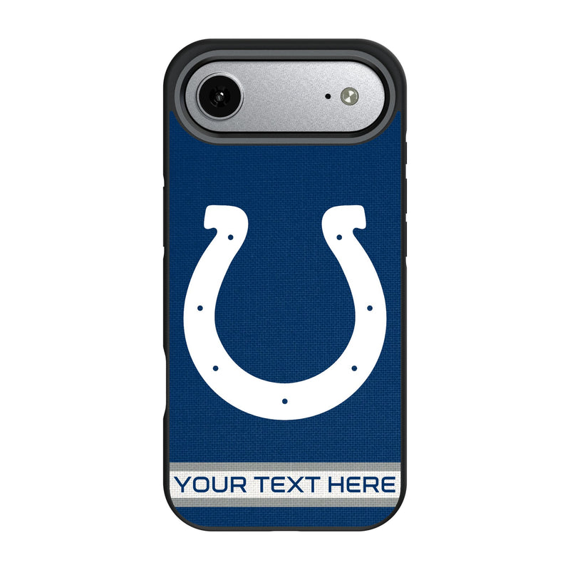Indianapolis Colts Personalized Stripe iPhone Bump Phone Case for Apple iPhone
