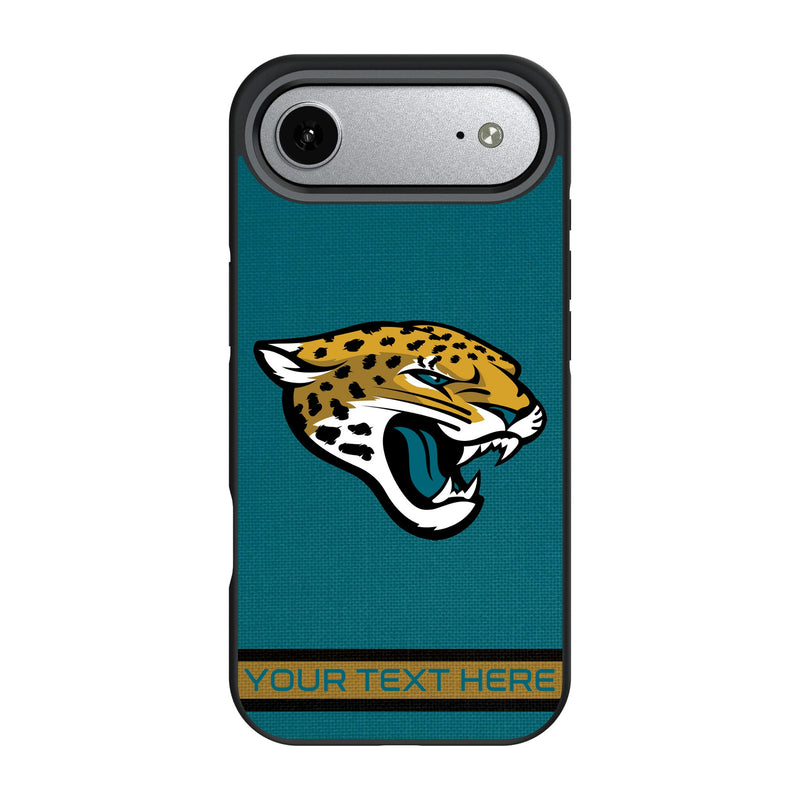 Jacksonville Jaguars Personalized Stripe iPhone Bump Phone Case for Apple iPhone