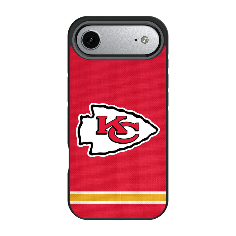 Kansas City Chiefs Stripe iPhone Bump Phone Case for Apple iPhone