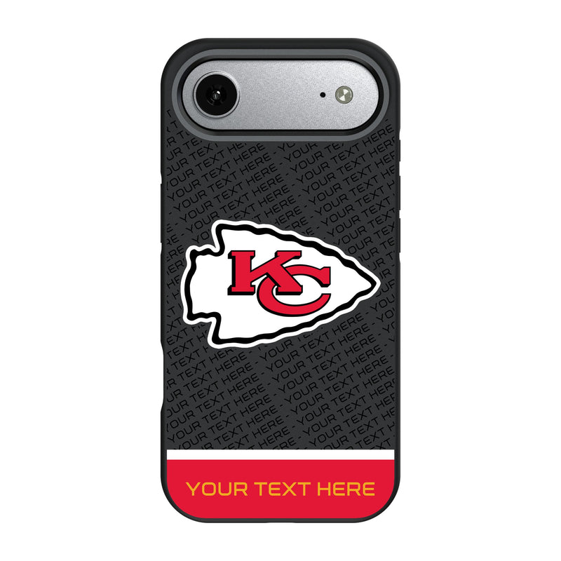 Kansas City Chiefs Personalized EndZone Plus iPhone Bump Phone Case for Apple iPhone