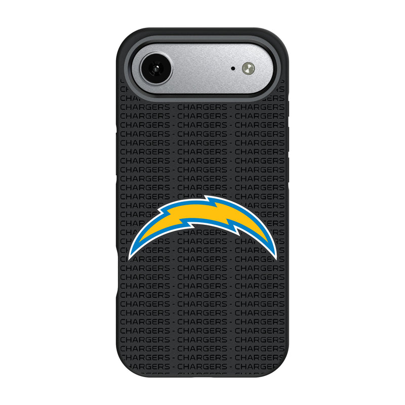 Los Angeles Chargers Text Backdrop iPhone Bump Phone Case for Apple iPhone
