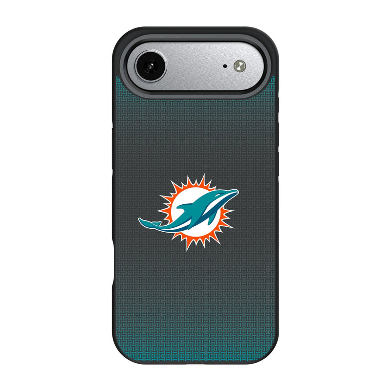 Miami Dolphins Linen iPhone Bump Phone Case for Apple iPhone