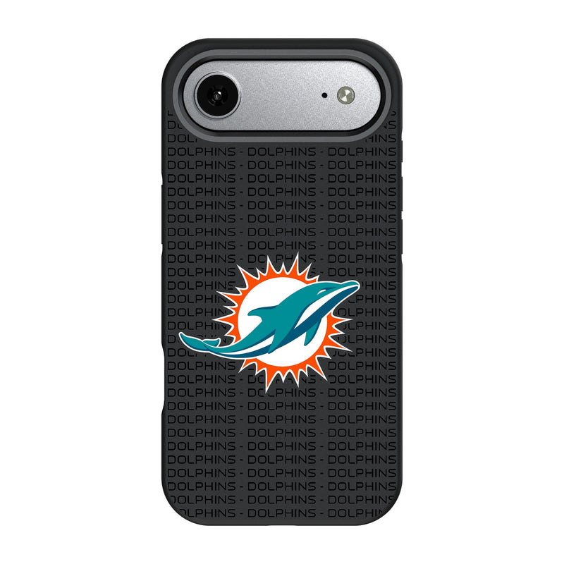 Miami Dolphins Text Backdrop iPhone Bump Phone Case for Apple iPhone