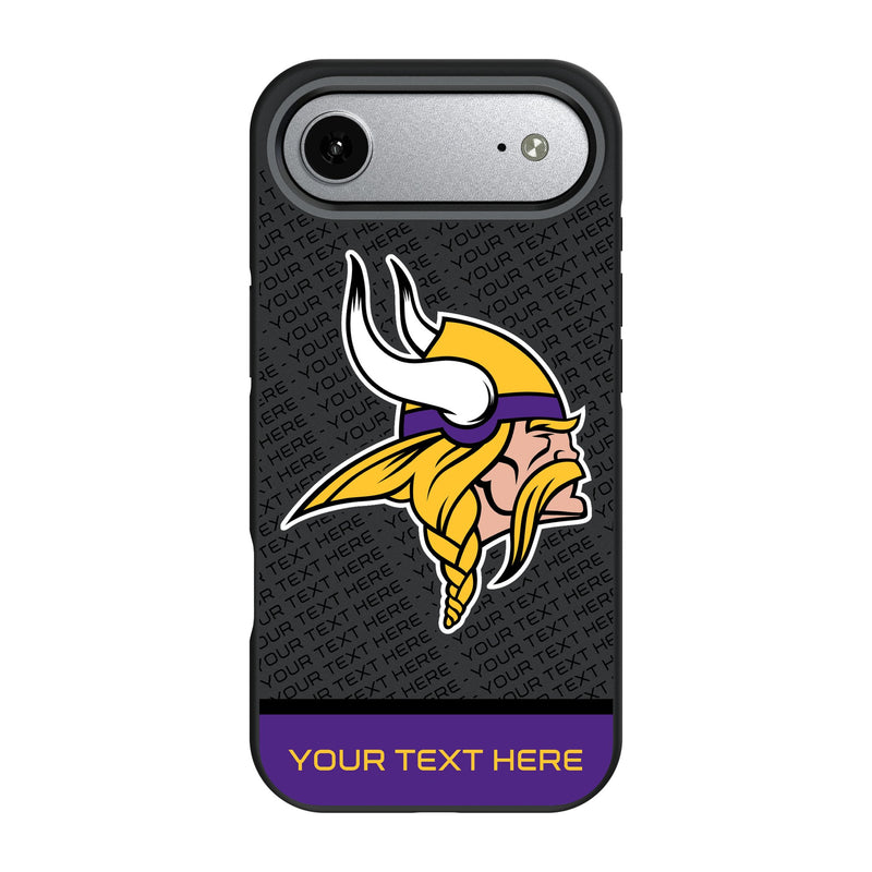 Minnesota Vikings Personalized EndZone Plus iPhone Bump Phone Case for Apple iPhone