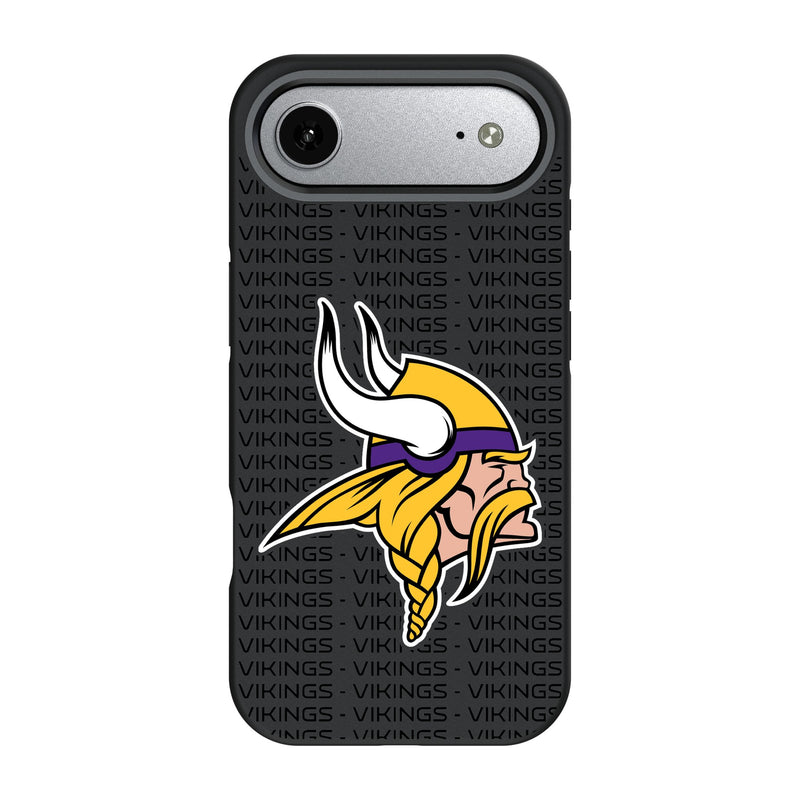 Minnesota Vikings Text Backdrop iPhone Bump Phone Case for Apple iPhone
