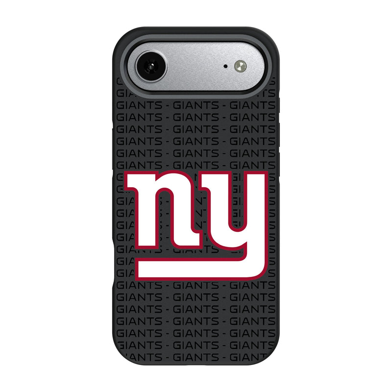 New York Giants Text Backdrop iPhone Bump Phone Case for Apple iPhone