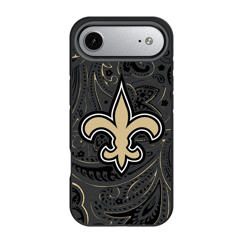 New Orleans Saints Paisley iPhone Bump Phone Case for Apple iPhone