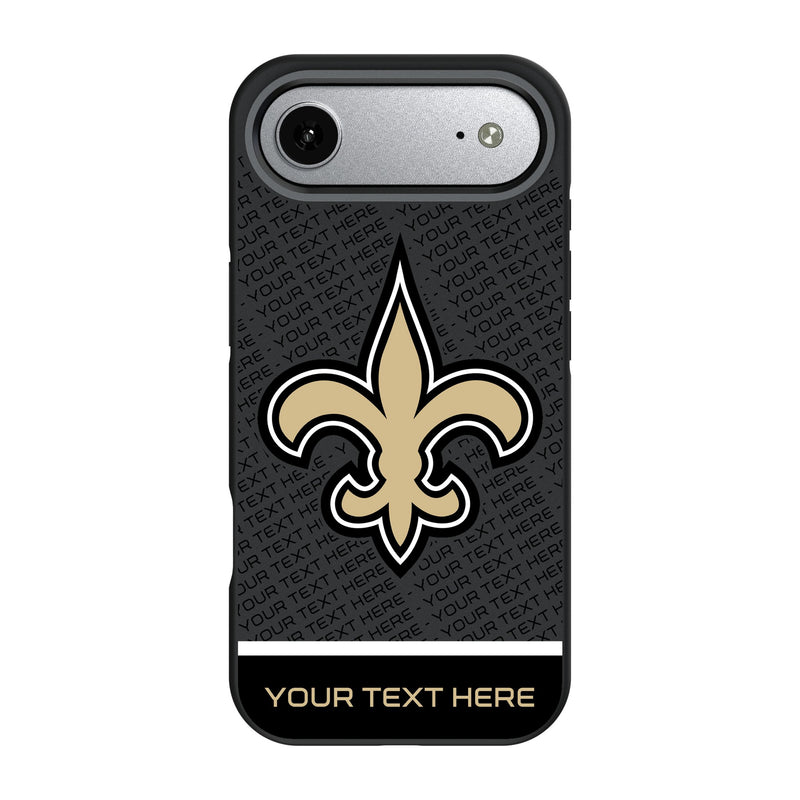 New Orleans Saints Personalized EndZone Plus iPhone Bump Phone Case for Apple iPhone