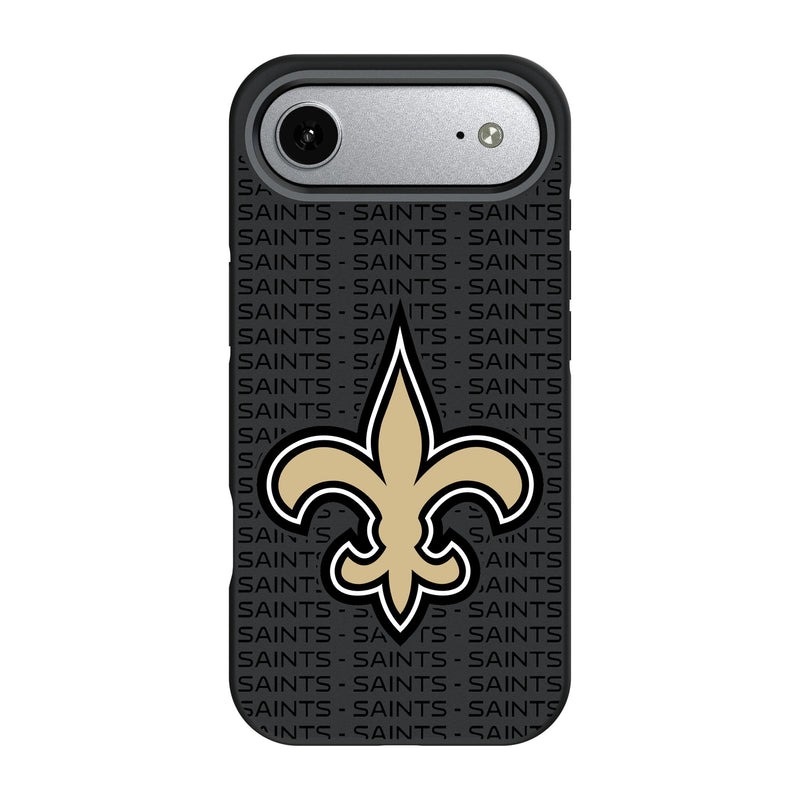 New Orleans Saints Text Backdrop iPhone Bump Phone Case for Apple iPhone