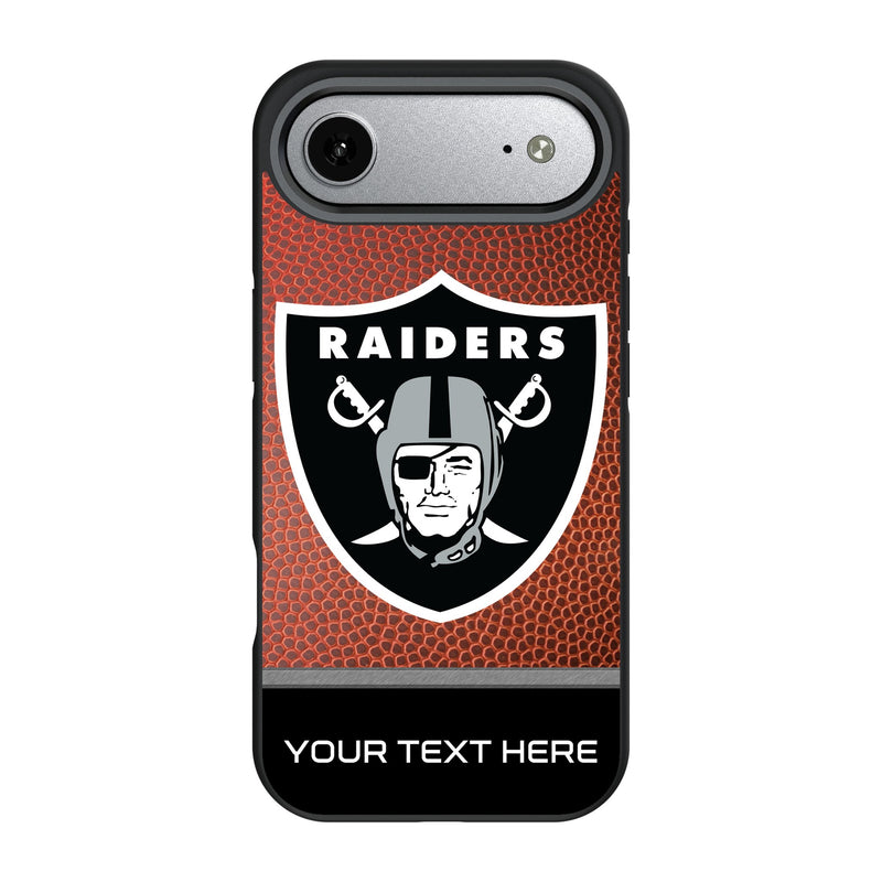 Las Vegas Raiders Personalized Football iPhone Bump Phone Case for Apple iPhone