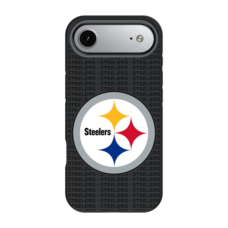 Pittsburgh Steelers Text Backdrop iPhone Bump Phone Case for Apple iPhone