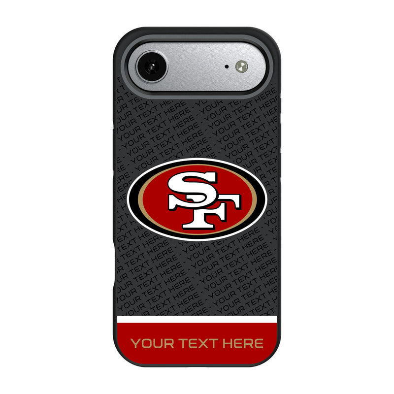 San Francisco 49ers Personalized EndZone Plus iPhone Bump Phone Case for Apple iPhone