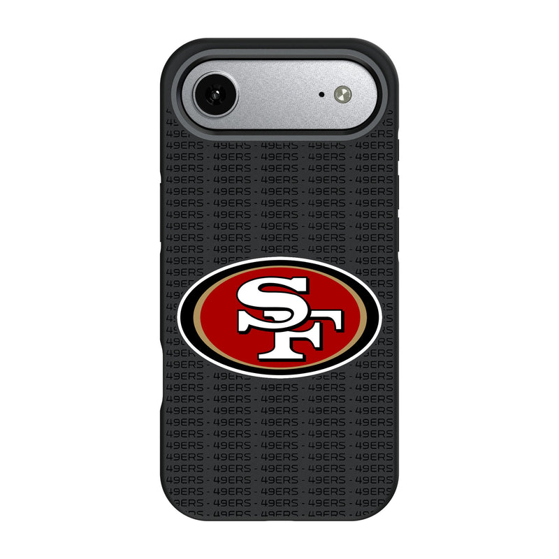 San Francisco 49ers Text Backdrop iPhone Bump Phone Case for Apple iPhone