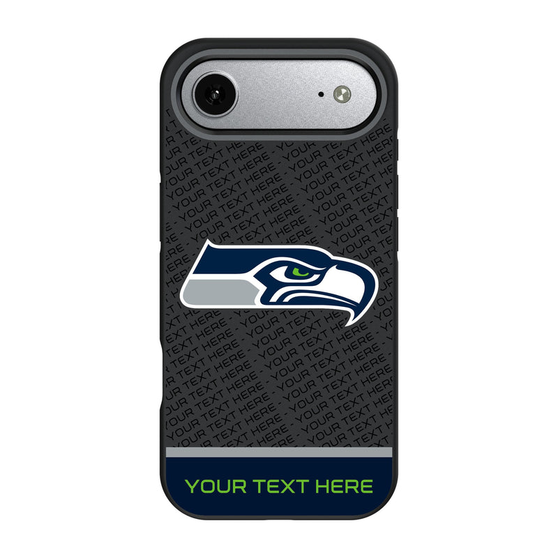 Seattle Seahawks Personalized EndZone Plus iPhone Bump Phone Case for Apple iPhone