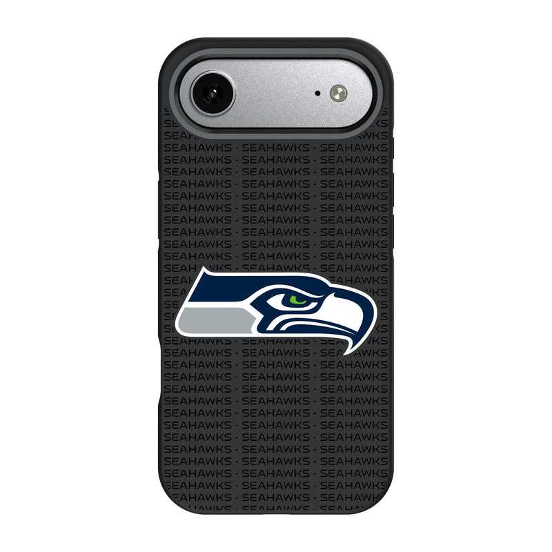 Seattle Seahawks Text Backdrop iPhone Bump Phone Case for Apple iPhone