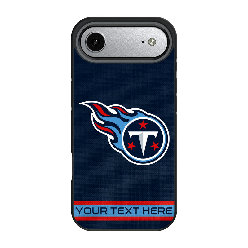 Tennessee Titans Personalized Stripe iPhone Bump Phone Case for Apple iPhone