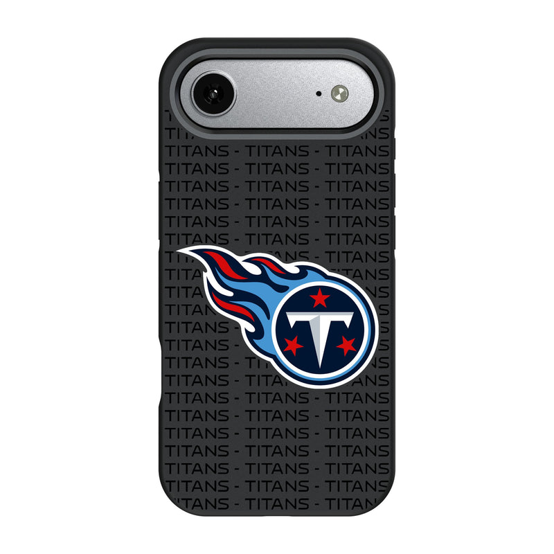Tennessee Titans Text Backdrop iPhone Bump Phone Case for Apple iPhone