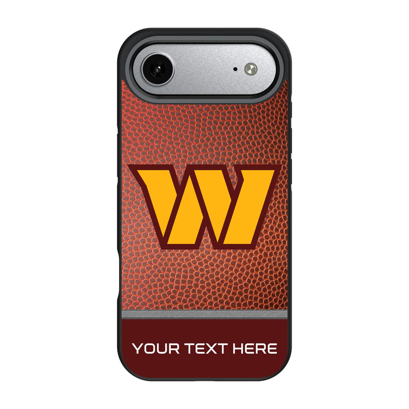 Washington Commanders Personalized Football iPhone Bump Phone Case for Apple iPhone