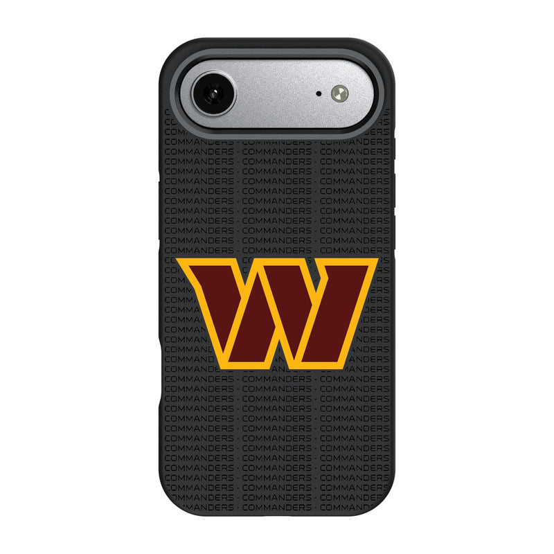 Washington Commanders Text Backdrop iPhone Bump Phone Case for Apple iPhone