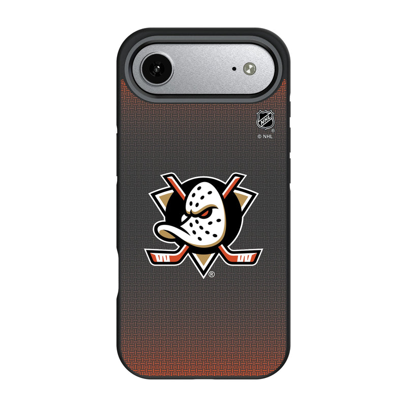 Anaheim Ducks Linen iPhone Bump Phone Case for Apple iPhone