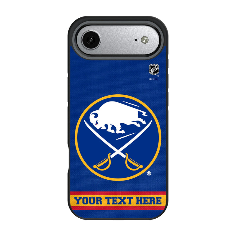 Buffalo Sabres Personalized Stripe iPhone Bump Phone Case for Apple iPhone