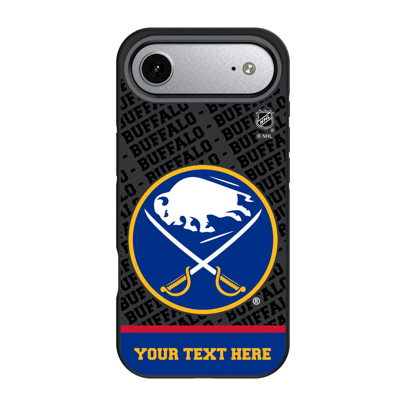 Buffalo Sabres Personalized EndZone Plus iPhone Bump Phone Case for Apple iPhone