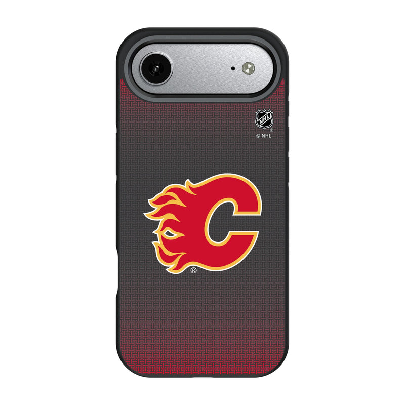 Calgary Flames Linen iPhone Bump Phone Case for Apple iPhone