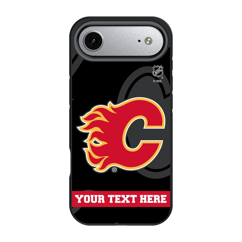 Calgary Flames Personalized Tilt iPhone Bump Phone Case for Apple iPhone