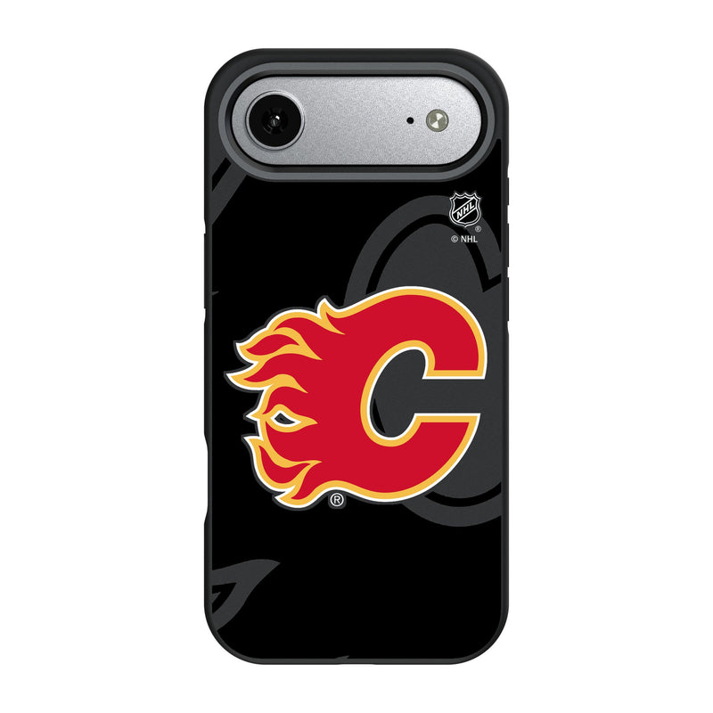 Calgary Flames Monocolor Tilt iPhone Bump Phone Case for Apple iPhone