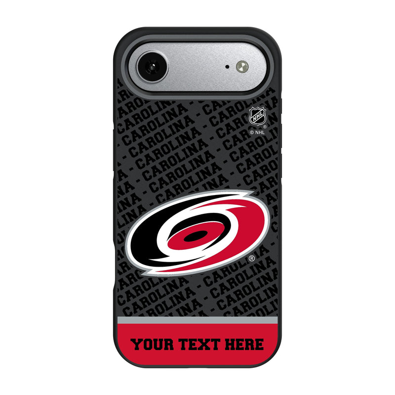 Carolina Hurricanes Personalized EndZone Plus iPhone Bump Phone Case for Apple iPhone