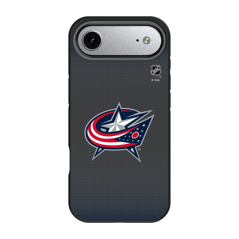 Columbus Blue Jackets Linen iPhone Bump Phone Case for Apple iPhone