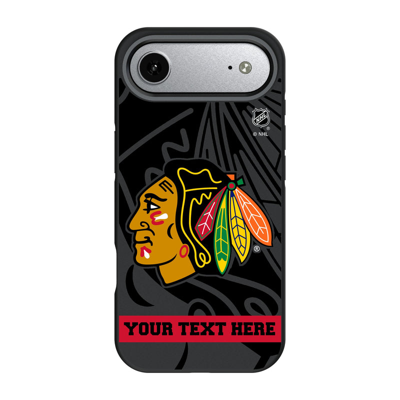 Chicago Blackhawks Personalized Tilt iPhone Bump Phone Case for Apple iPhone