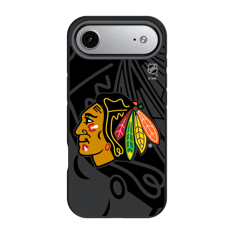 Chicago Blackhawks Monocolor Tilt iPhone Bump Phone Case for Apple iPhone