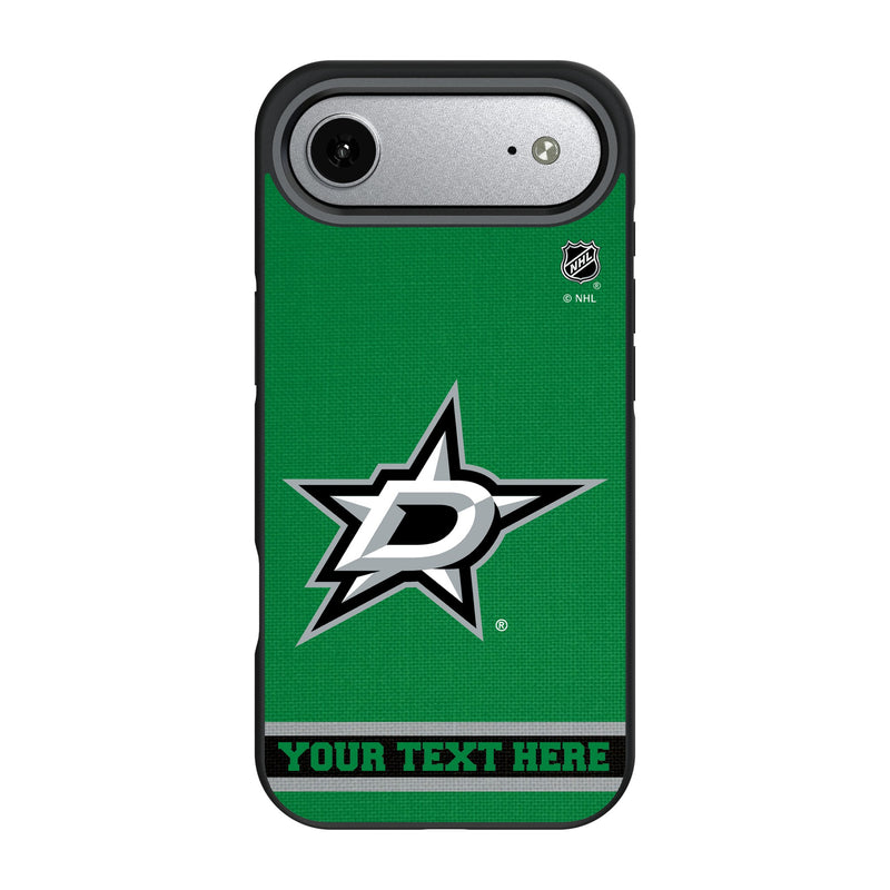 Dallas Stars Personalized Stripe iPhone Bump Phone Case for Apple iPhone