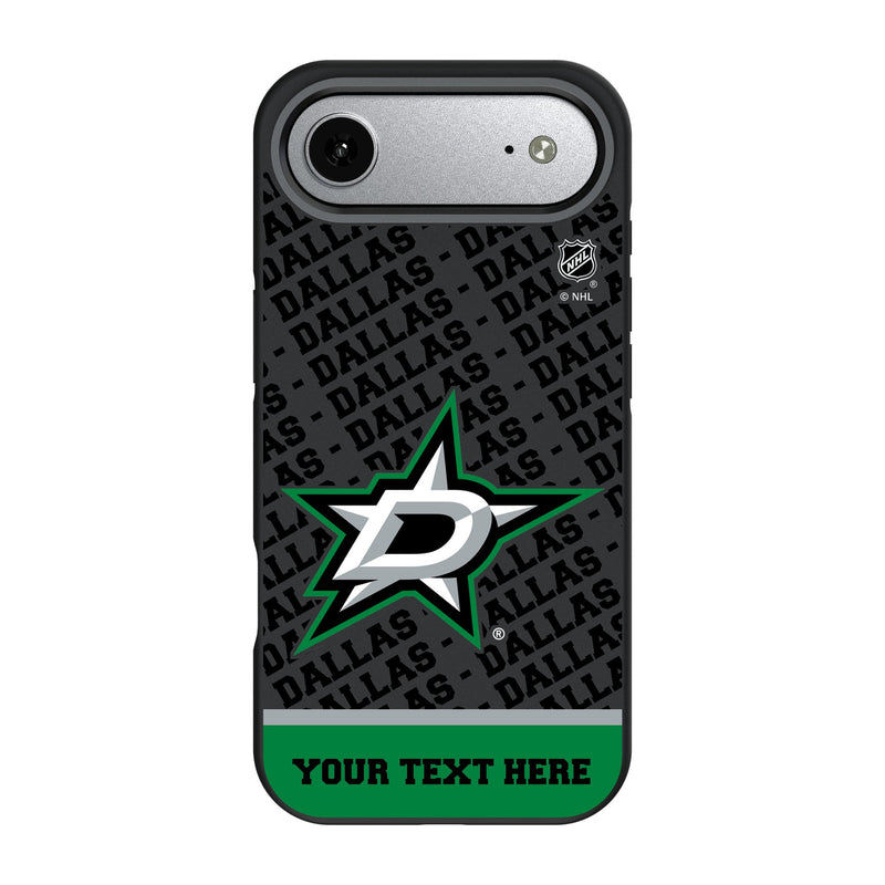 Dallas Stars Personalized EndZone Plus iPhone Bump Phone Case for Apple iPhone