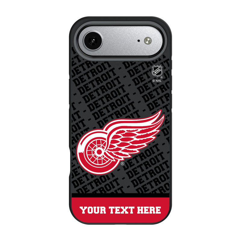 Detroit Red Wings Personalized EndZone Plus iPhone Bump Phone Case for Apple iPhone