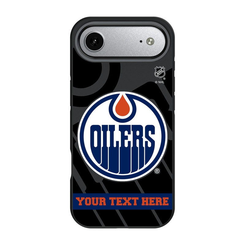 Edmonton Oilers Personalized Tilt iPhone Bump Phone Case for Apple iPhone