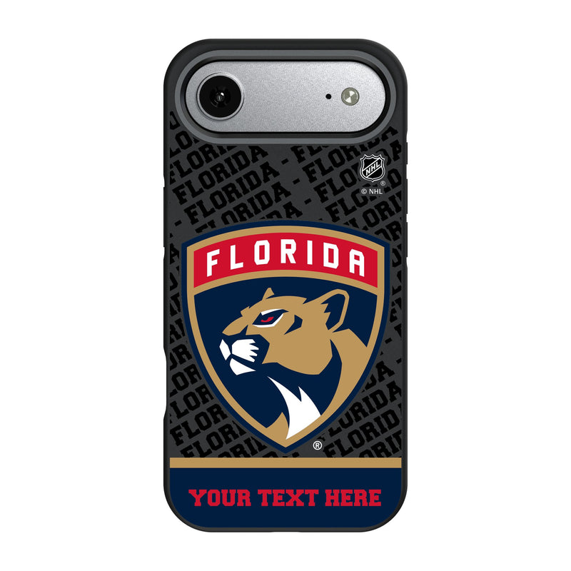 Florida Panthers Personalized EndZone Plus iPhone Bump Phone Case for Apple iPhone