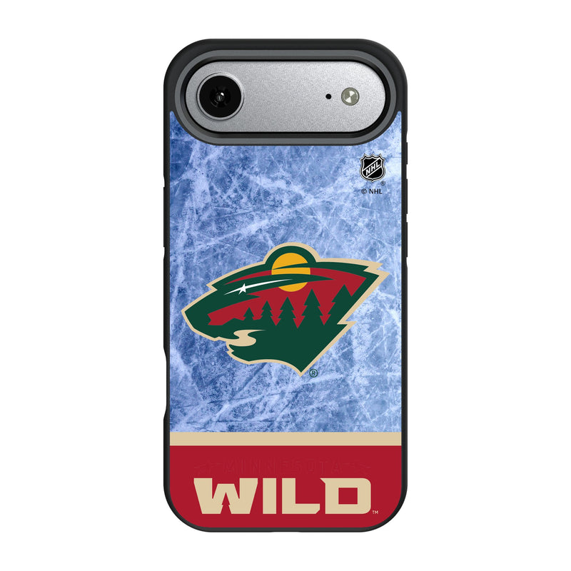 Minnesota Wild Ice Wordmark iPhone Bump Phone Case for Apple iPhone