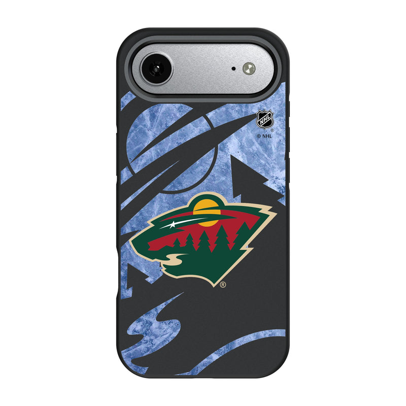 Minnesota Wild Ice Tilt iPhone Bump Phone Case for Apple iPhone