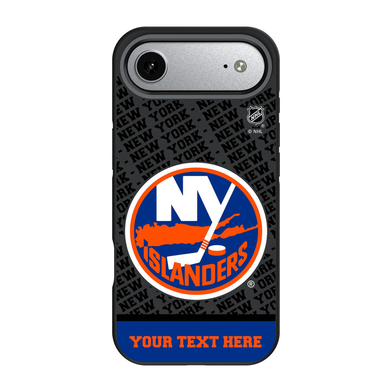 New York Islanders Personalized EndZone Plus iPhone Bump Phone Case for Apple iPhone