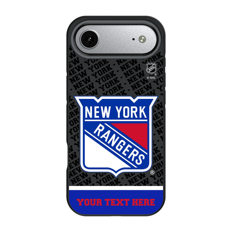 New York Rangers Personalized EndZone Plus iPhone Bump Phone Case for Apple iPhone