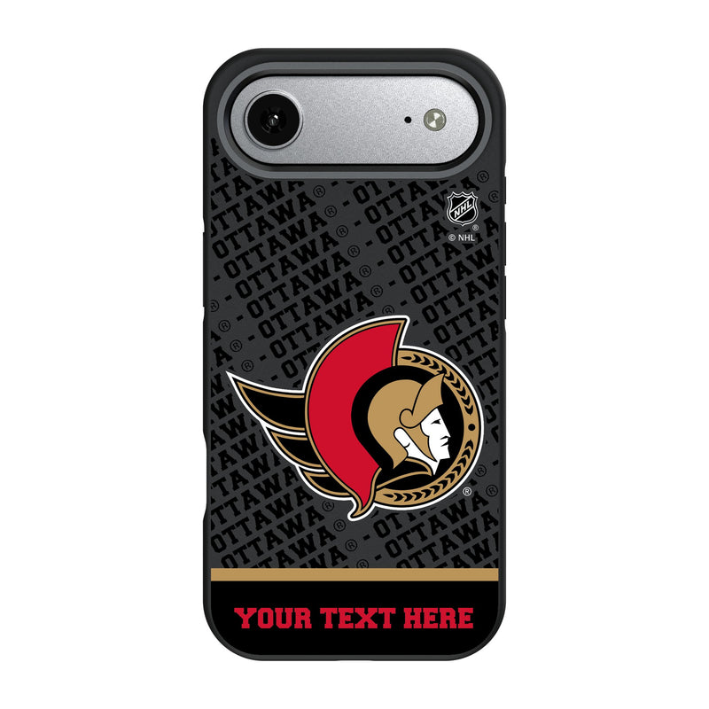 Ottawa Senators Personalized EndZone Plus iPhone Bump Phone Case for Apple iPhone