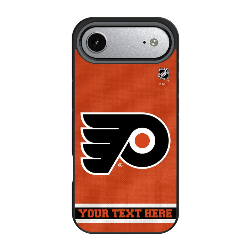 Philadelphia Flyers Personalized Stripe iPhone Bump Phone Case for Apple iPhone