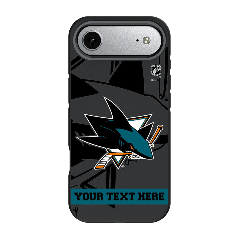 San Jose Sharks Personalized Tilt iPhone Bump Phone Case for Apple iPhone