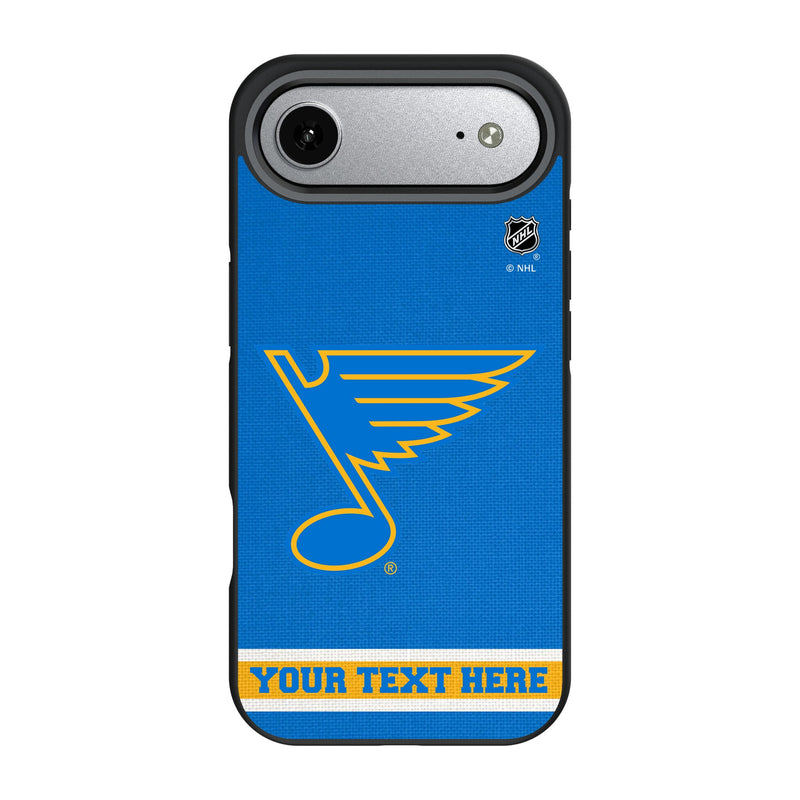St. Louis Blues Personalized Stripe iPhone Bump Phone Case for Apple iPhone