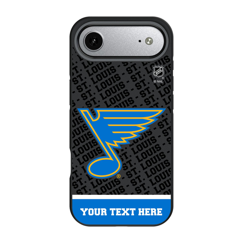 St. Louis Blues Personalized EndZone Plus iPhone Bump Phone Case for Apple iPhone