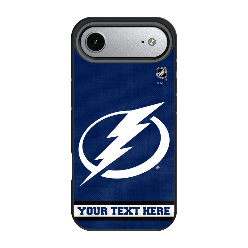 Tampa Bay Lightning Personalized Stripe iPhone Bump Phone Case for Apple iPhone